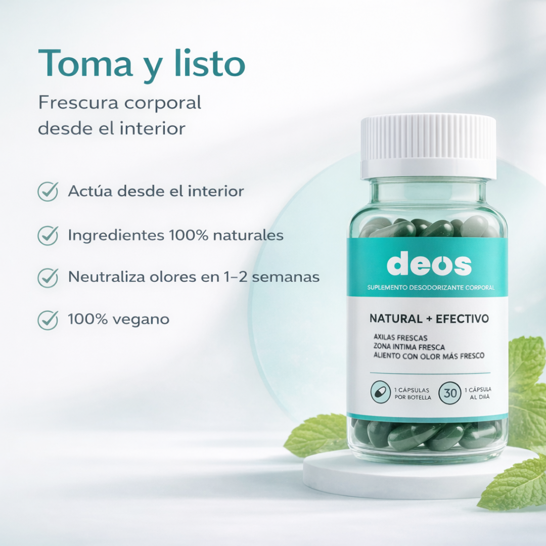 DEOS – Desodorante interno natural