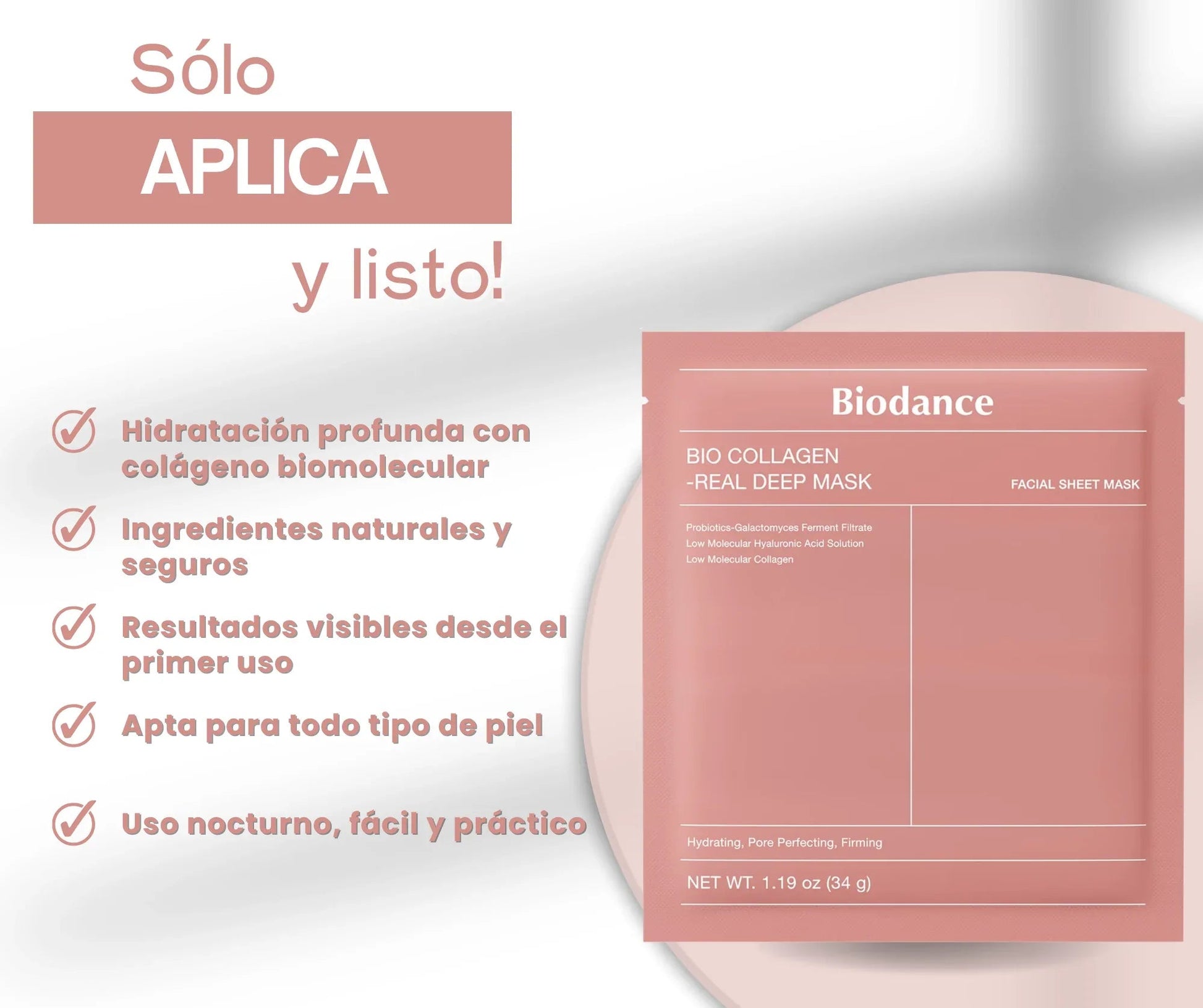 Mascarilla de Bio-Colágeno - LUNÉA SCENTS