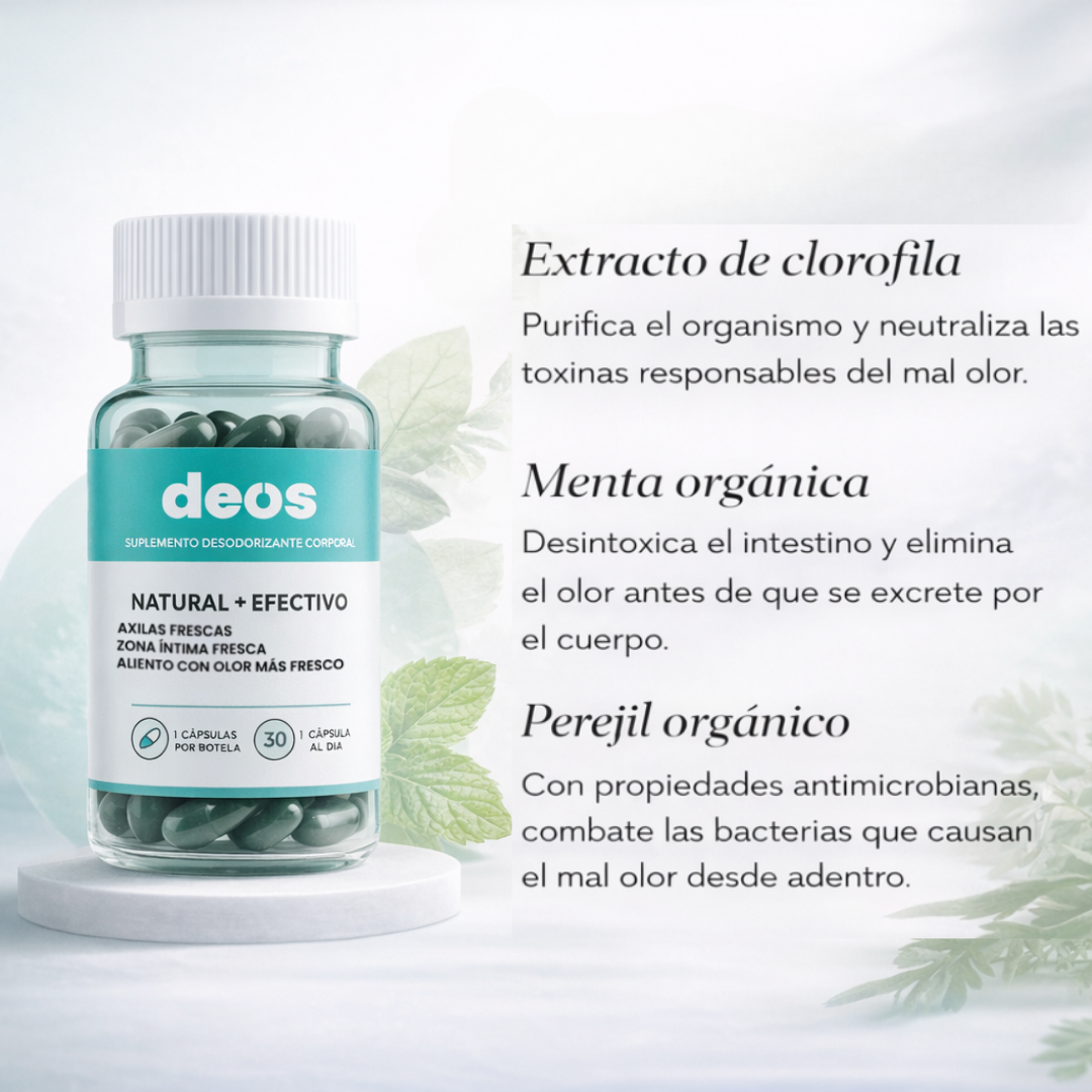 DEOS – Desodorante interno natural