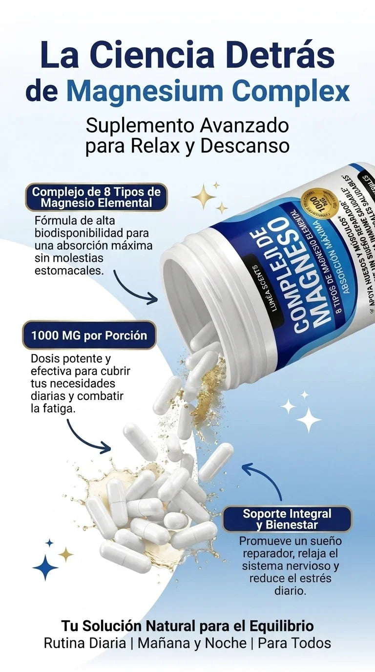 Magnesium Complex – Suplemento de magnesio de alta absorción