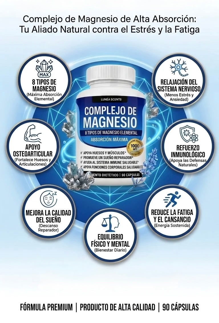 Magnesium Complex – Suplemento de magnesio de alta absorción