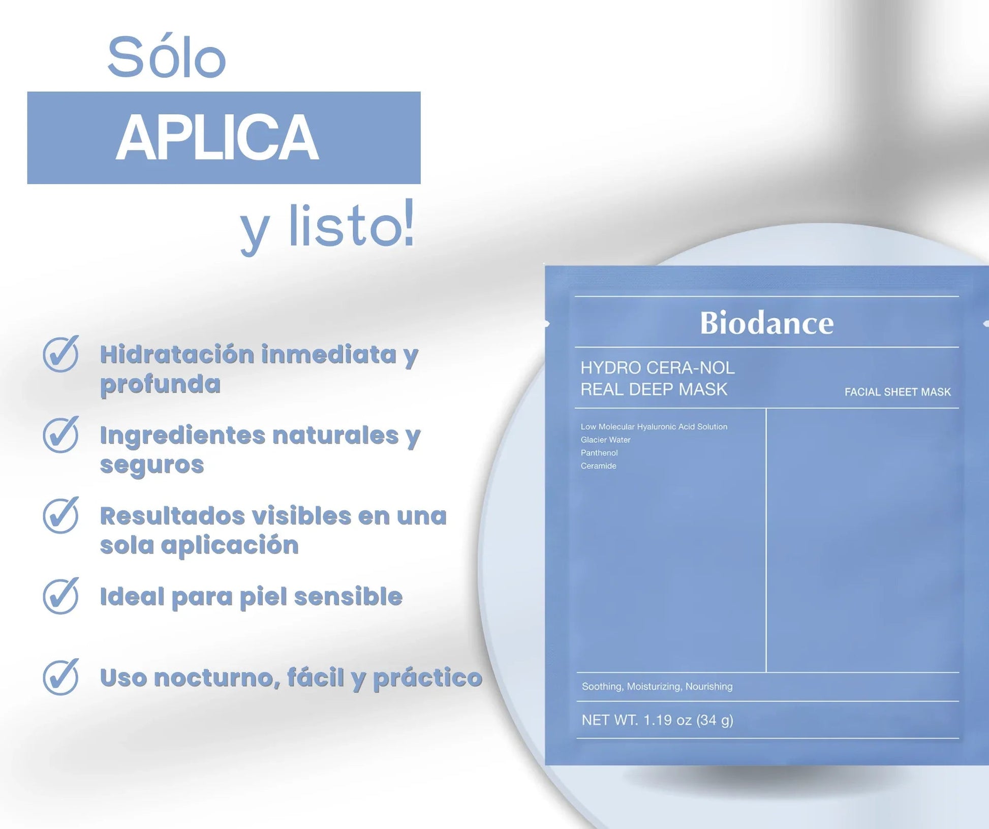Mascarilla de Hidrogel - LUNÉA SCENTS