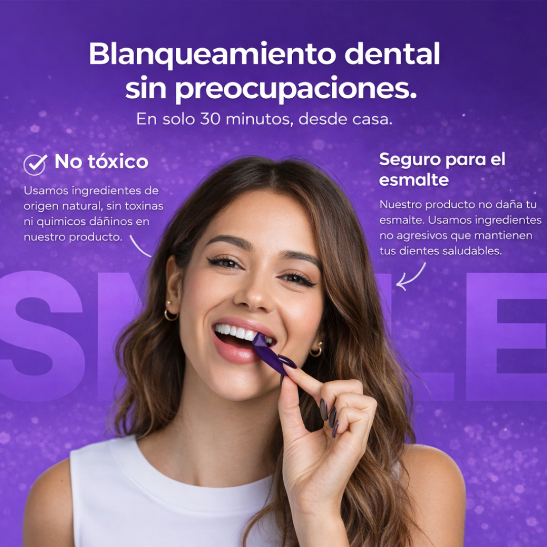 Tiras Blanqueadoras Púrpura