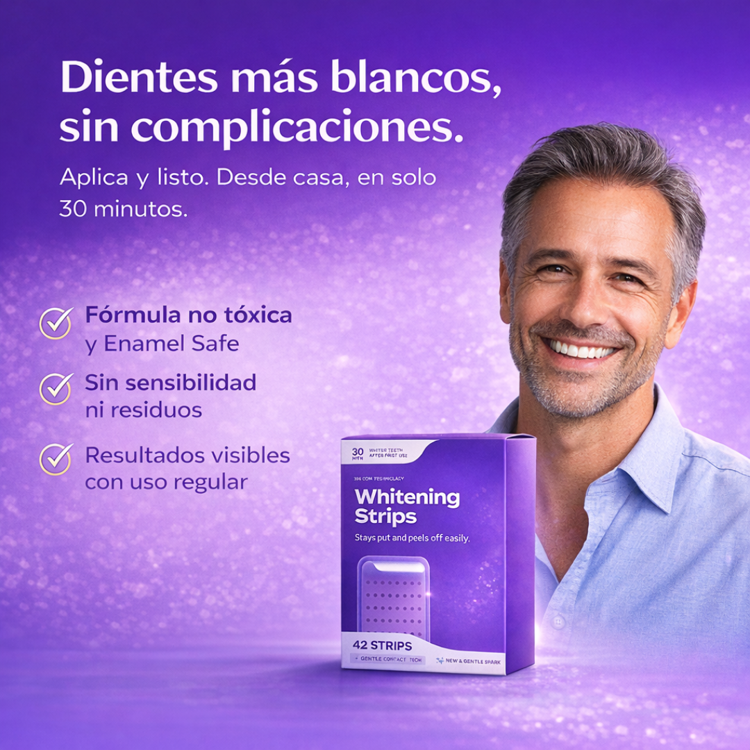 Tiras Blanqueadoras Púrpura