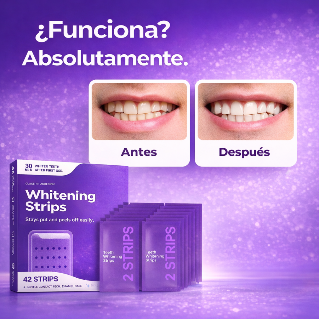 Tiras Blanqueadoras Púrpura